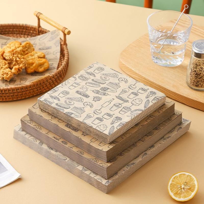 Kitchen Paper For Baking - 100 szt. Papier olejoodporny do pakowania