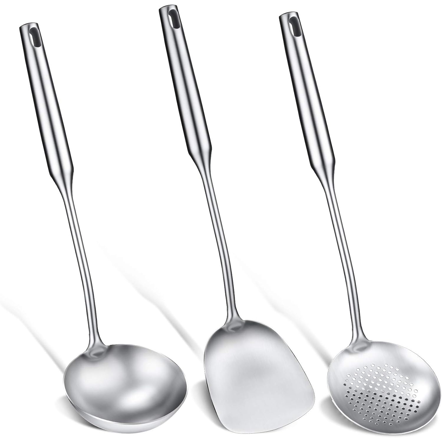 Offset Spatula Set - Łopatka do woka, chochla i duża