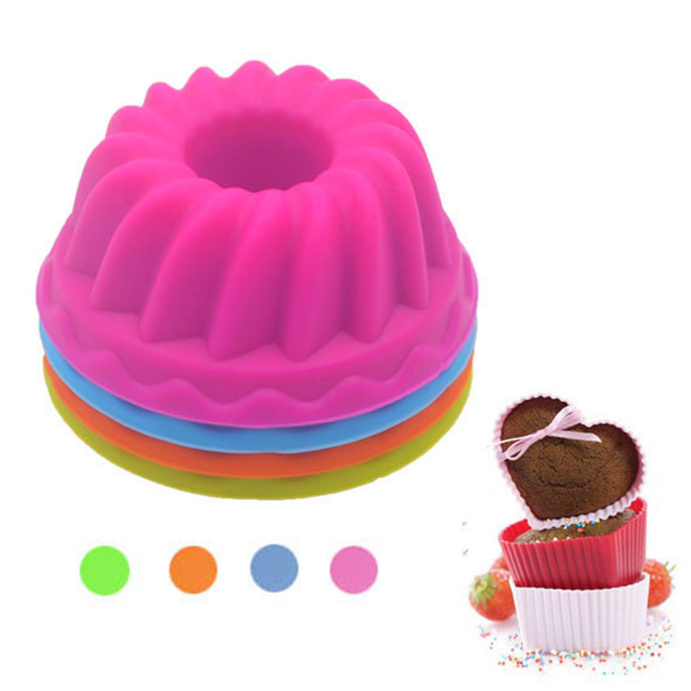 Kitchen Baking Utensils - 12 sztuk / zestaw silikonowych foremek