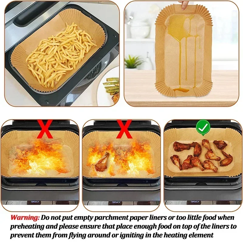 Jednorazowa papierowa frytkown – Kitchen Paper For Baking recenzja i cena