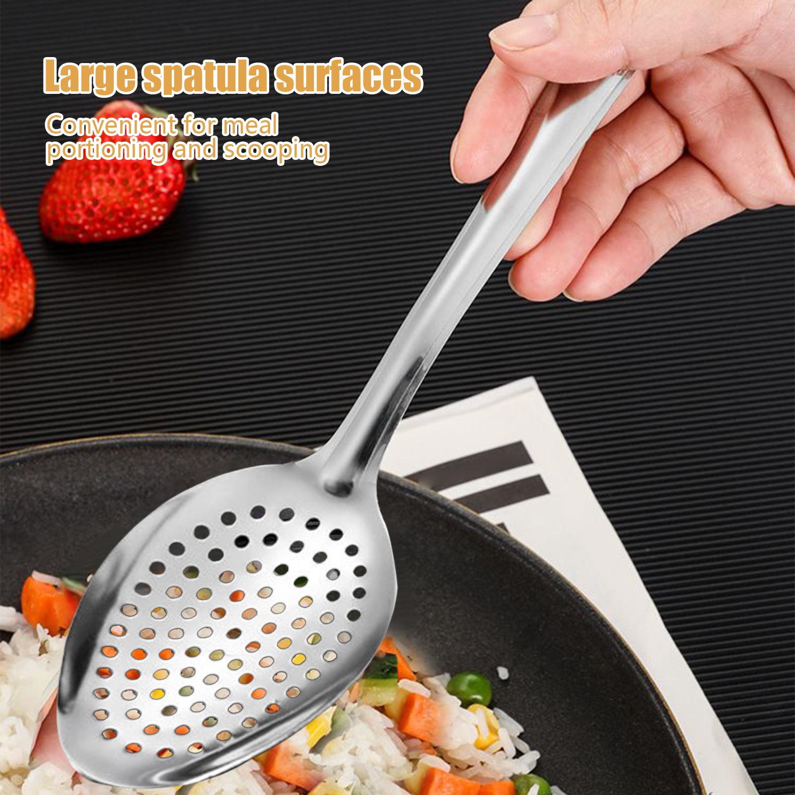 Nowa metalowa łyżka dziurkowan – Offset Spatula Set recenzja i cena
