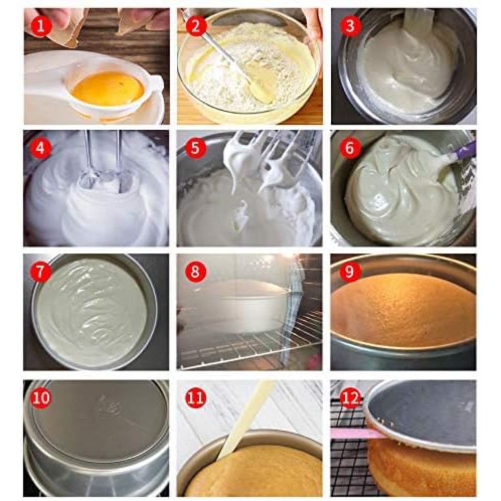 1 szt. Aluminiowa okrągła form – Kitchen Baking Utensils recenzja i cena
