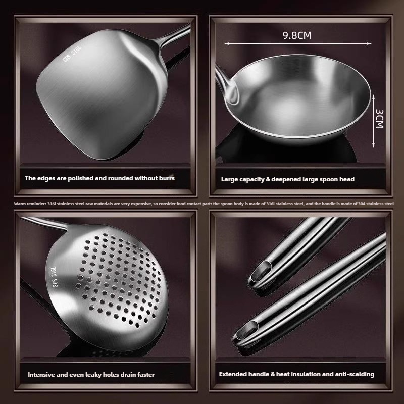 Szpatułka do woka ze stali nie – Offset Spatula Set recenzja i cena